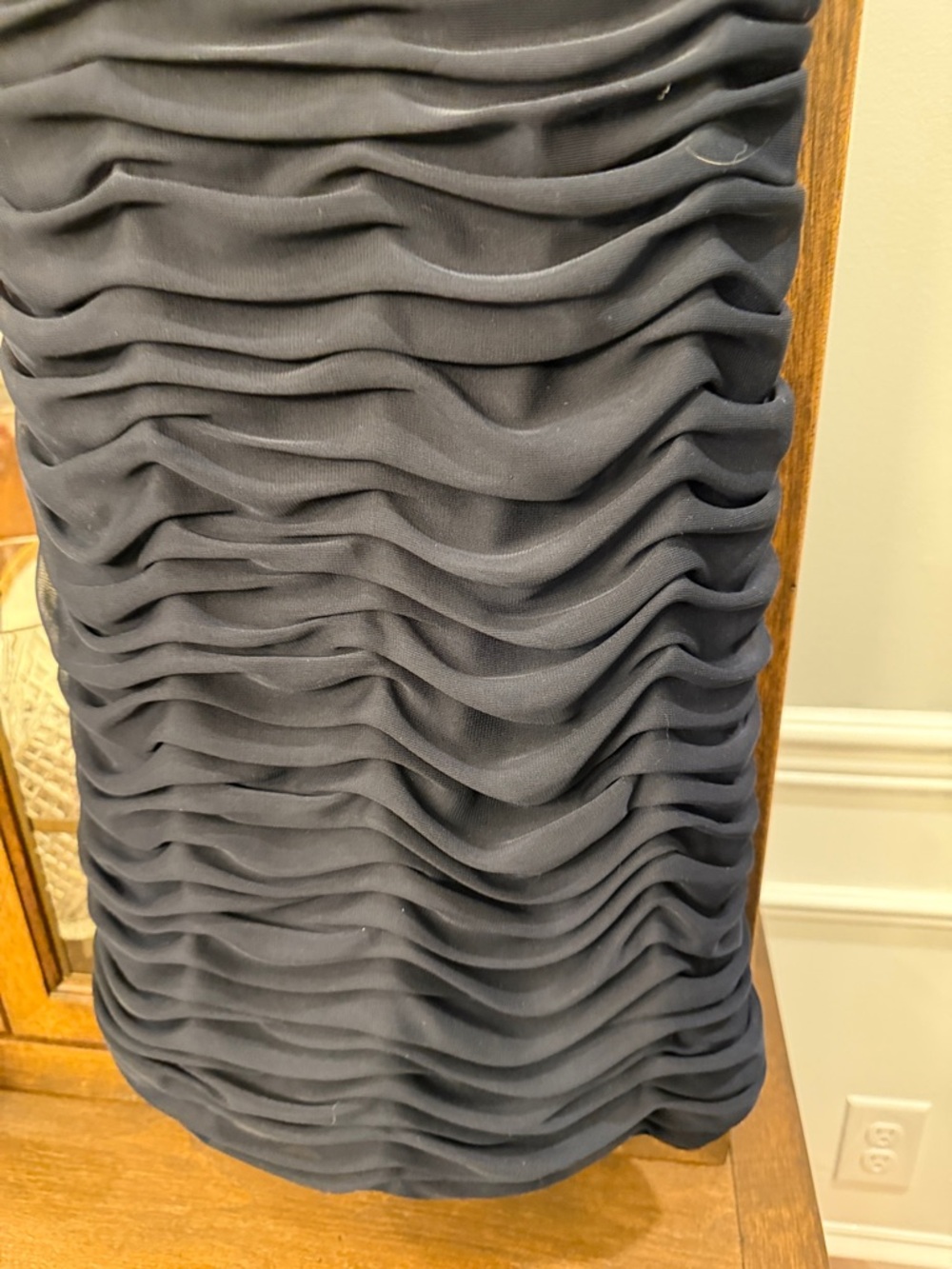 Cache Black Jeweled Ruched Mini Dress - Picture 6 of 9